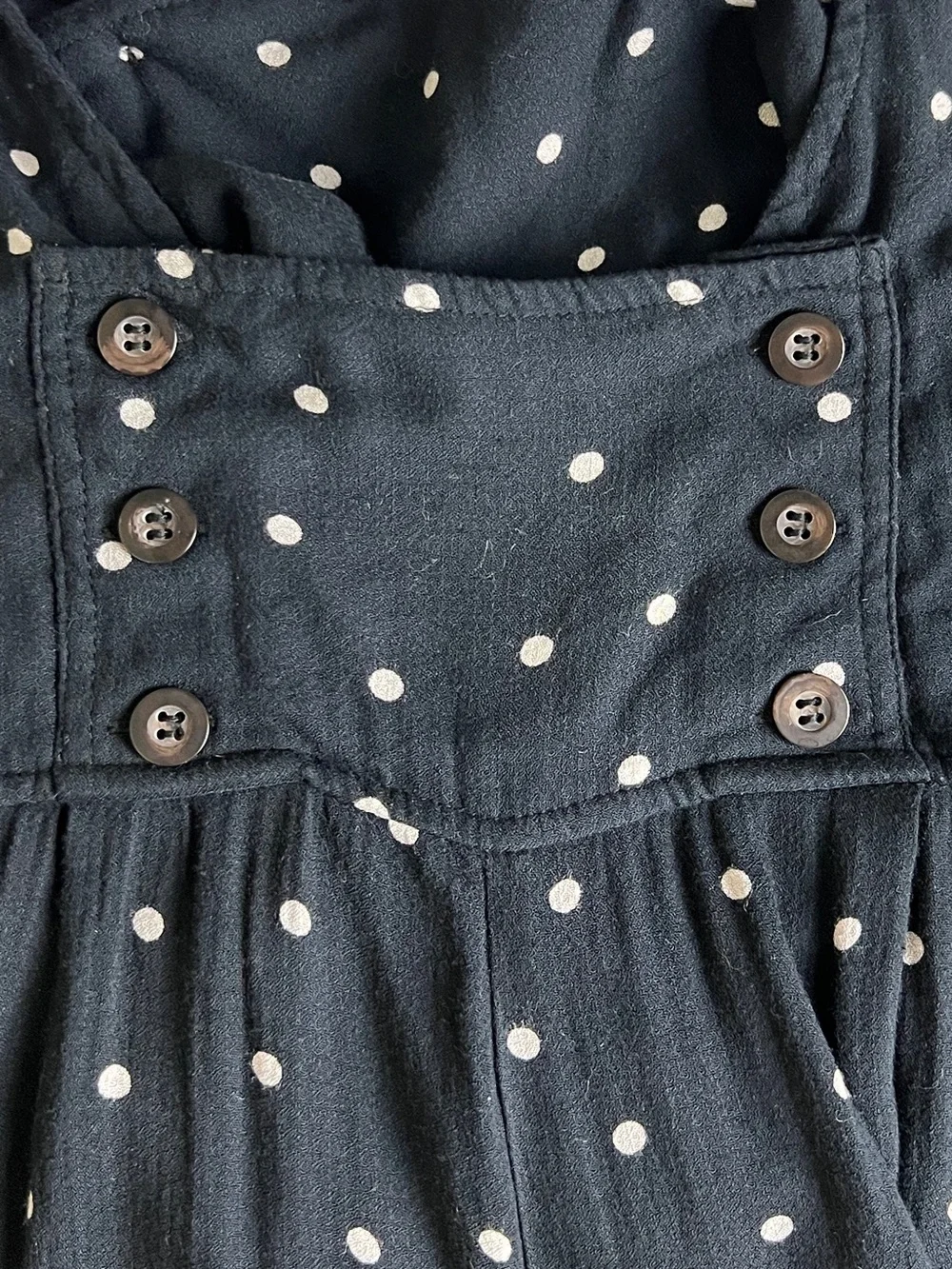 Free People Keep It Jumpin’ Jumper in Black Polka Dot - sz 6